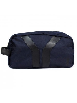 YSL019*YSL LARGE COSMETIC BAG (NAVY)